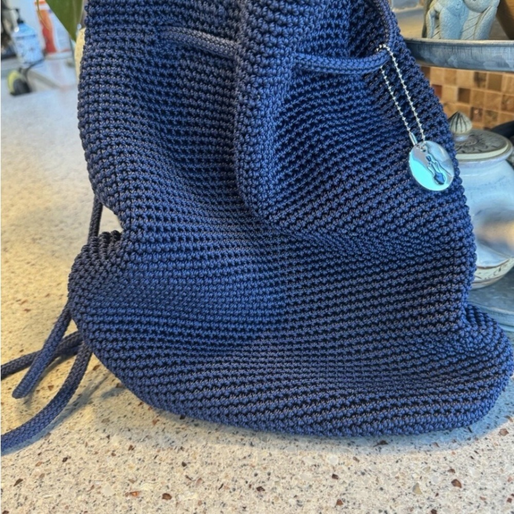 Navy Blue Knit Women's THE SAK Bag